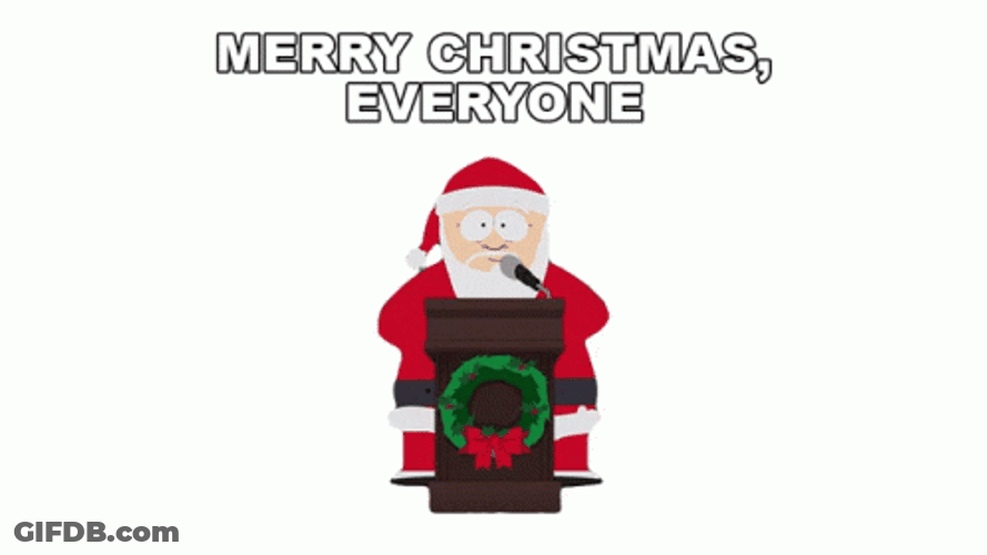 Happy Christmas Harry Everyone From Santa GIF