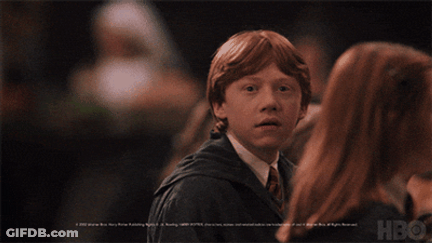 Happy Christmas Harry Potter Ron Weasely Cute Smile GIF
