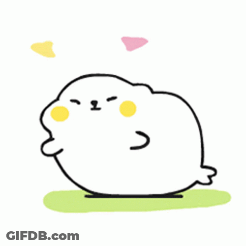 Happy Chubby Bouncy Seal GIF