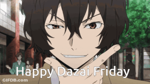 Happy Chuuya Saturday Poster GIF