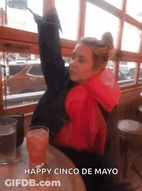 Happy Cinco De Mayo Dancing Woman GIF
