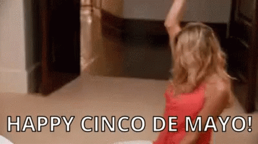 Happy Cinco De Mayo Girl Shimmy GIF