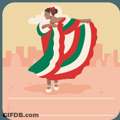 Happy Cinco De Mayo Mexican Dress GIF