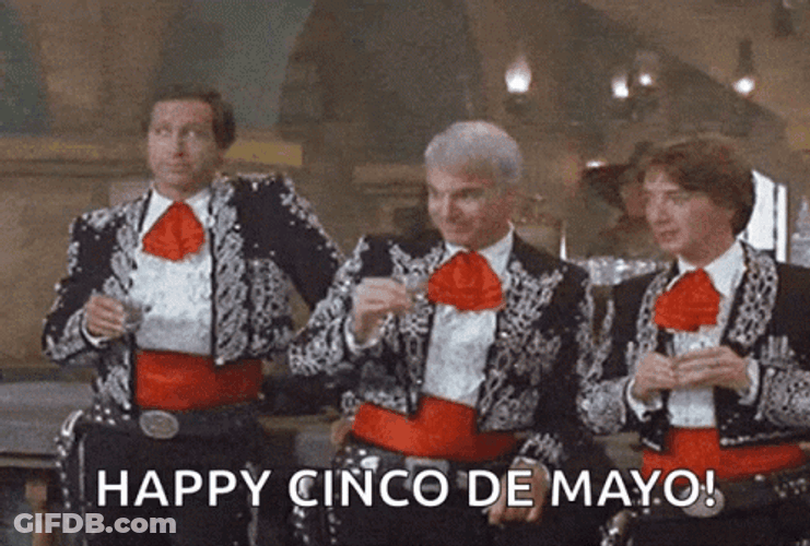 Happy Cinco De Mayo Three Amigos GIF