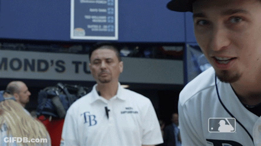 Happy Close Up Blake Snell GIF