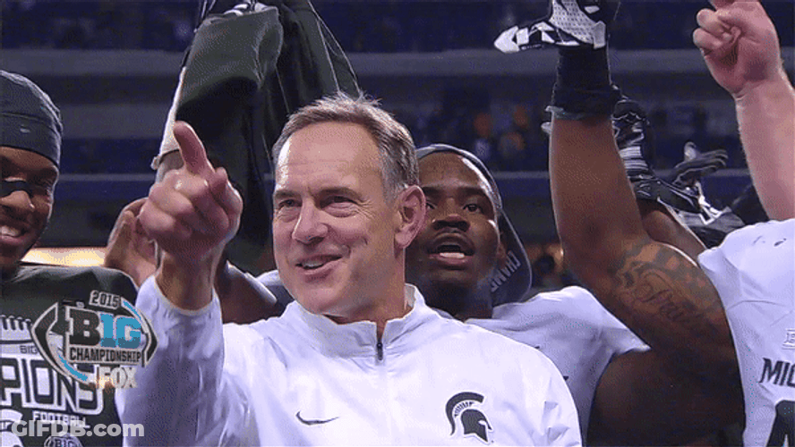 Happy Coach Pointing GIF