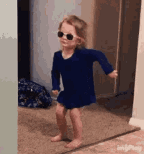 Happy Cool Kid Celebration Dance GIF
