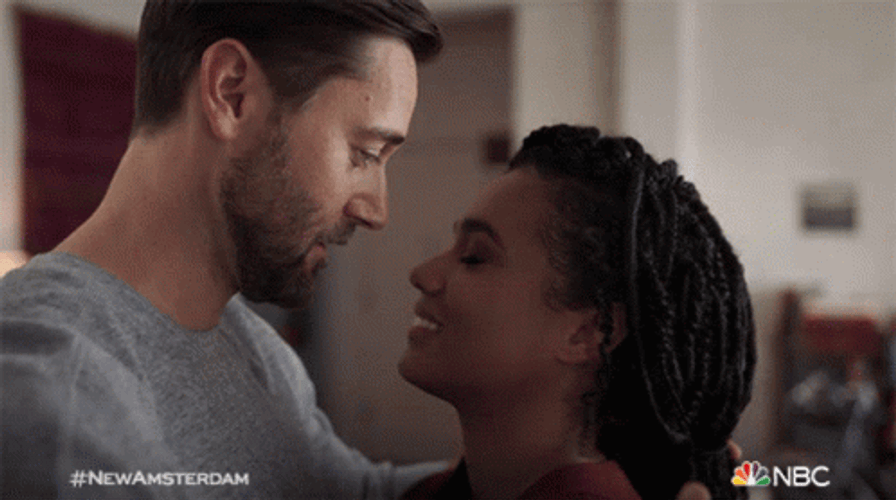 Happy Couple Kiss And Hug GIF