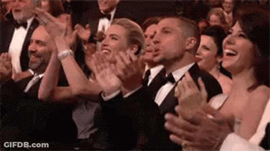 Happy Crowd Round Of Applause GIF