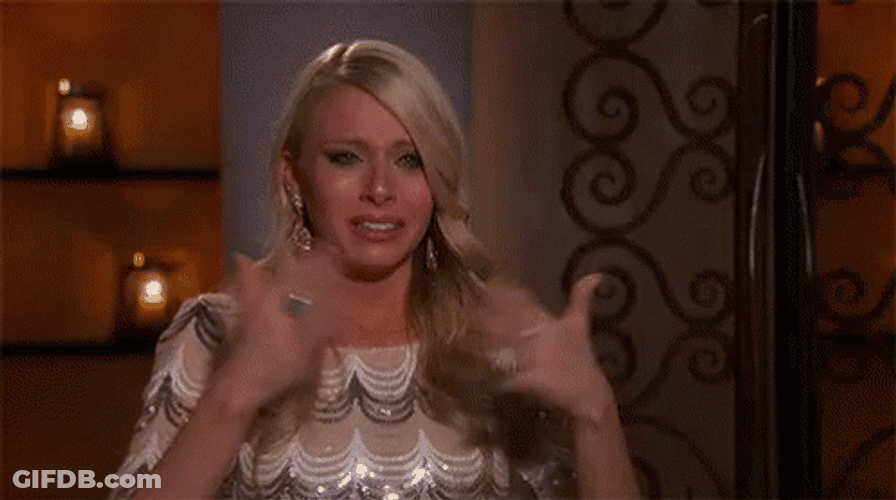 Happy Crying Bachelorette Girl GIF