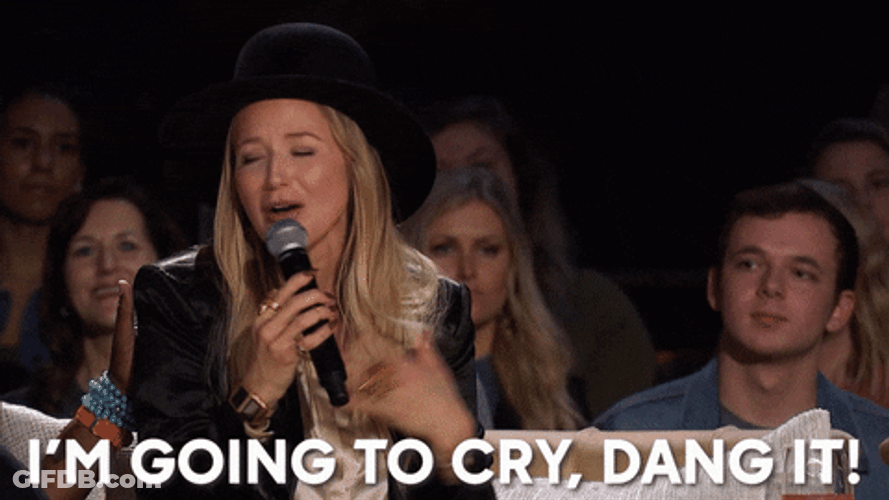 Happy Crying Emotional Girl GIF