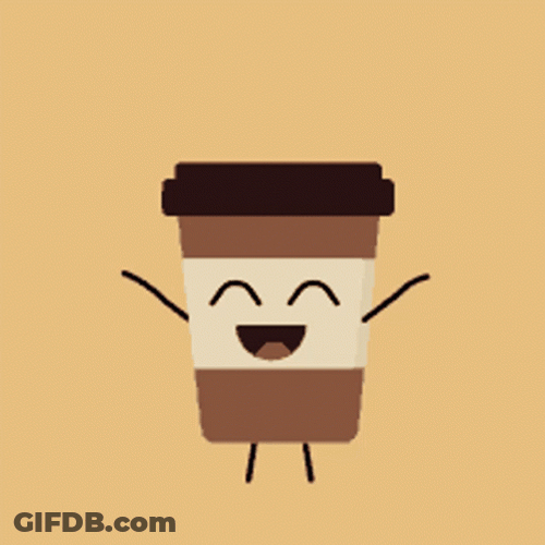 Happy Cup Of Animated Coffee Good Morning GIF