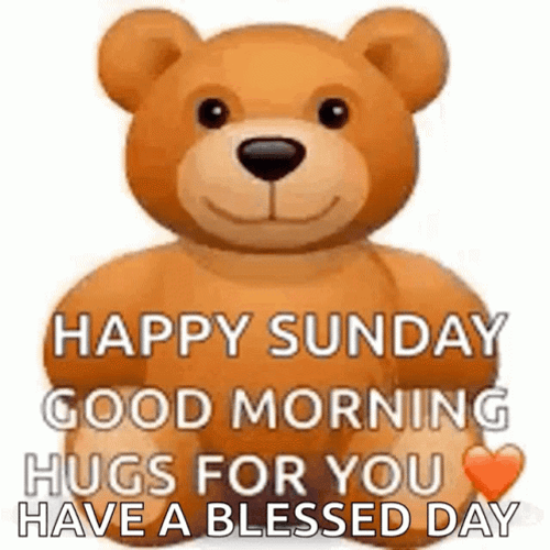Happy Cute Sunday Hugs For You GIF