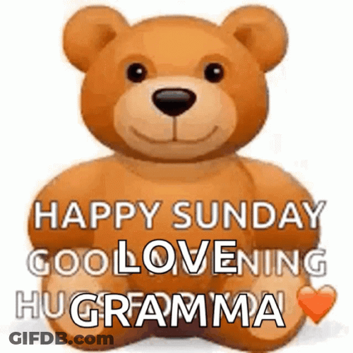 Happy Cute Sunday Love Gramma GIF