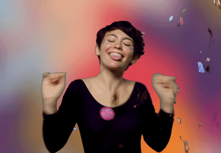 Happy Dance Confetti Youngster GIF