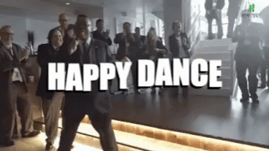 Happy Dance Group Presentation GIF