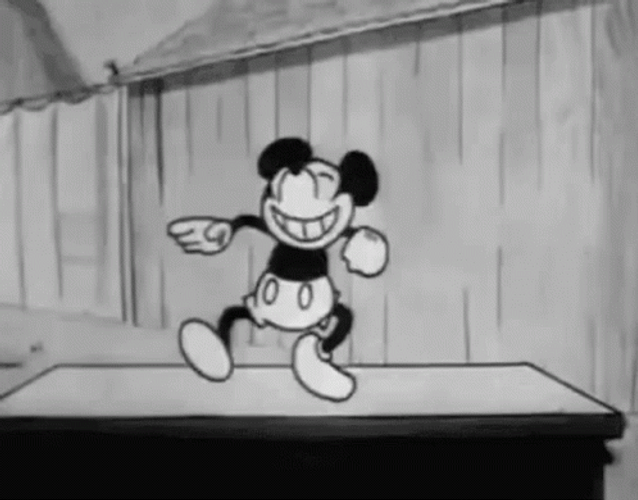 Happy Dance Mickey Mouse GIF