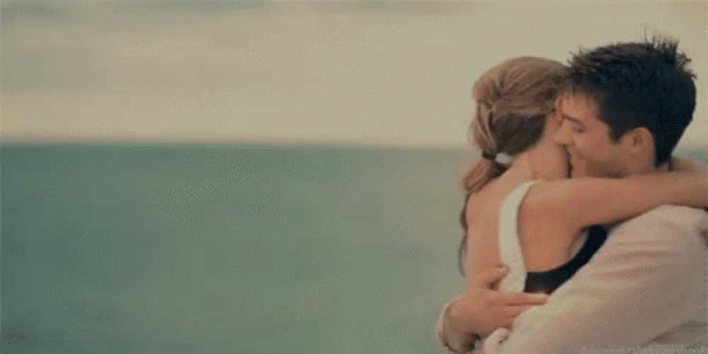Happy Dancing Couple Hug GIF
