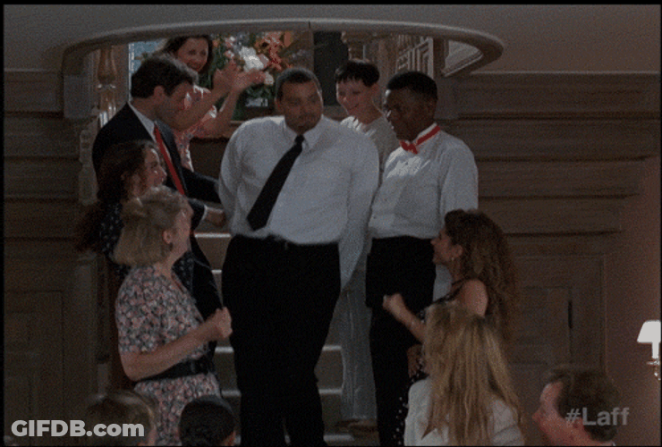 Happy Dancing House Guest Movie Scene GIF