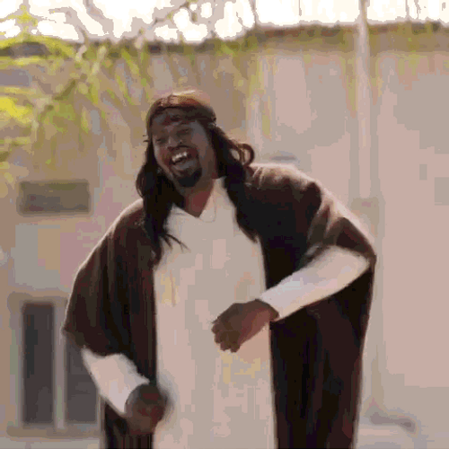 Happy Dancing Jesus 40 Oz Music Video GIF