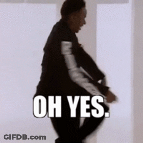 Happy Dancing Running Man Oh Yes GIF