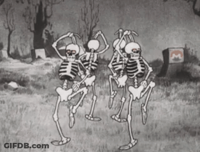 Happy Dancing Skeleton Meme GIF