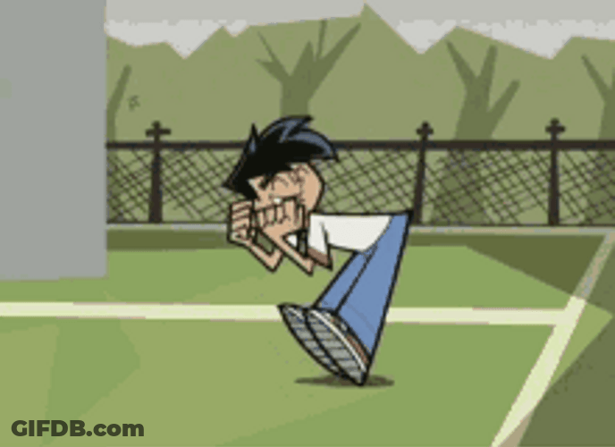 Happy Danny Phantom Dancing And Spinning GIF