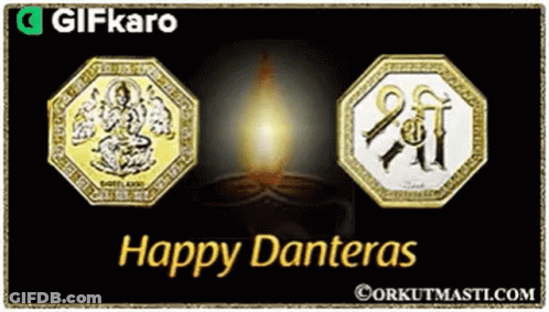 Happy Danteras With Two Coins GIF