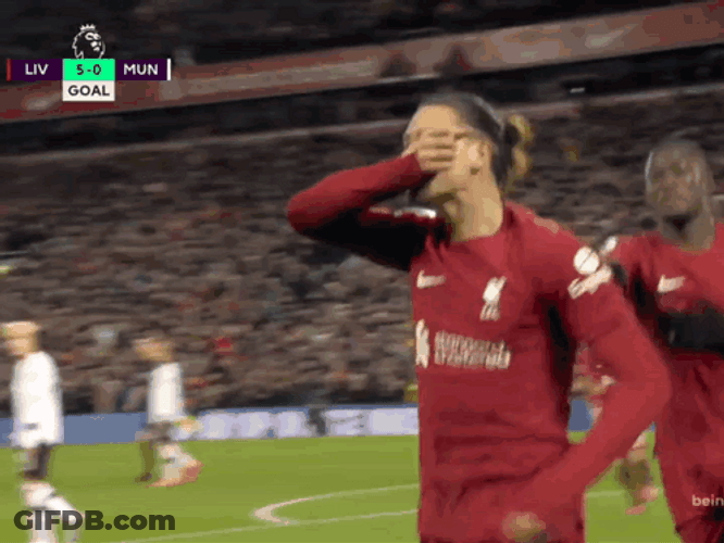 Happy Darwin Núñez GIF