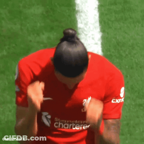 Happy Darwin Núñez GIF