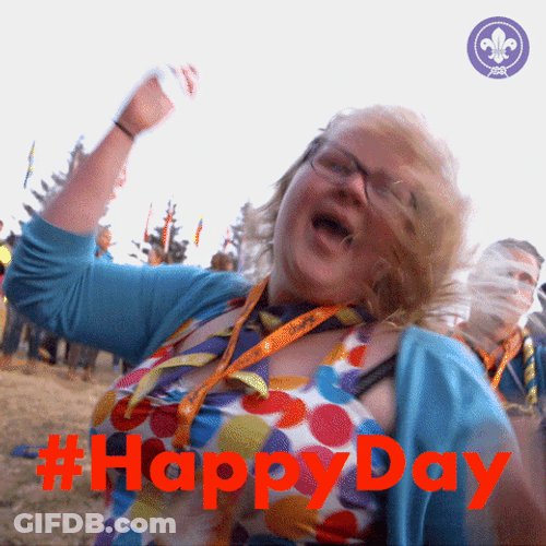 Happy Day Happy Woman Dancing GIF