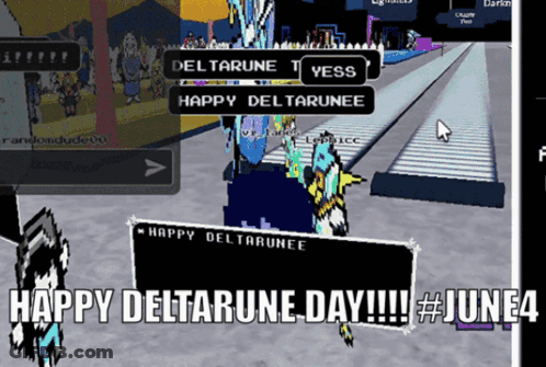 Happy Deltarune Day GIF