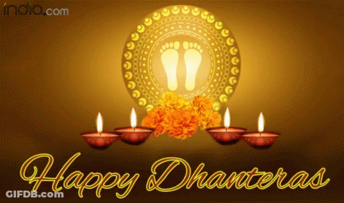 Happy Dhanteras Greeting Card GIF