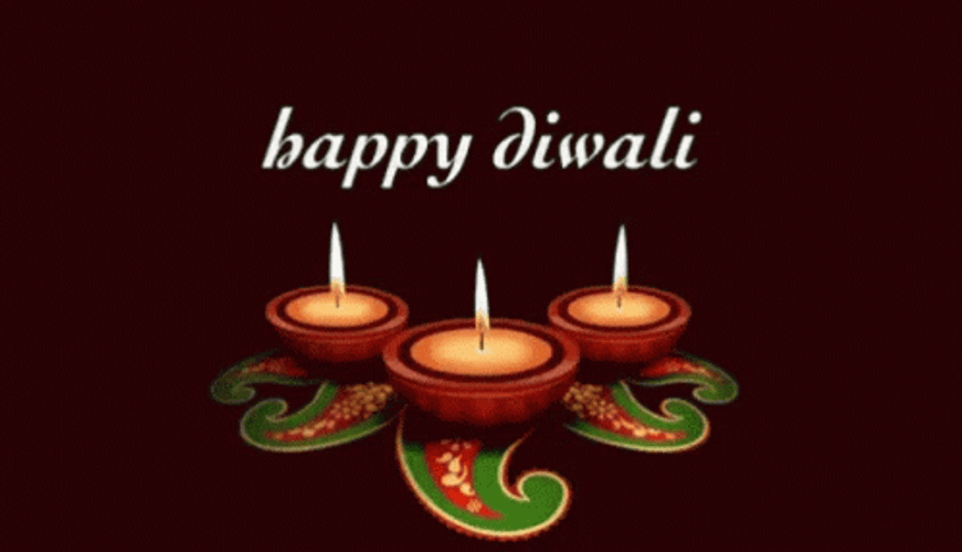 Happy Diwali Candles GIF