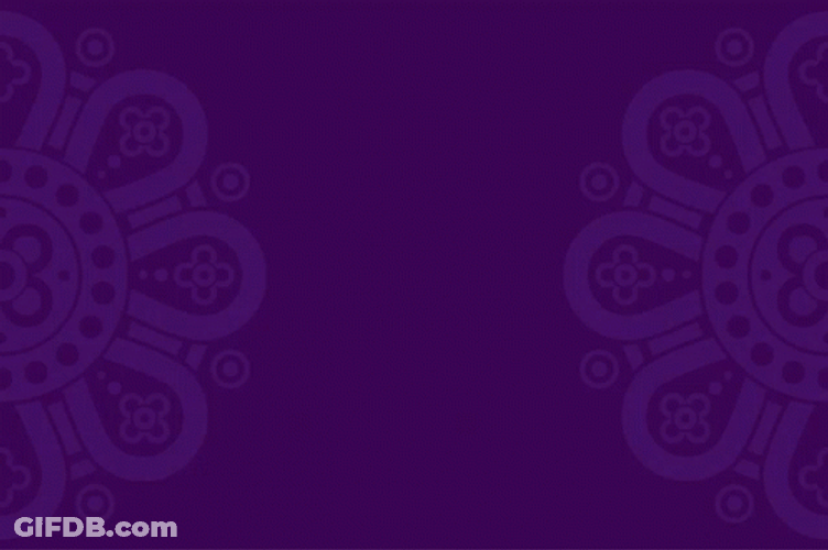 Happy Diwali Purple Background GIF