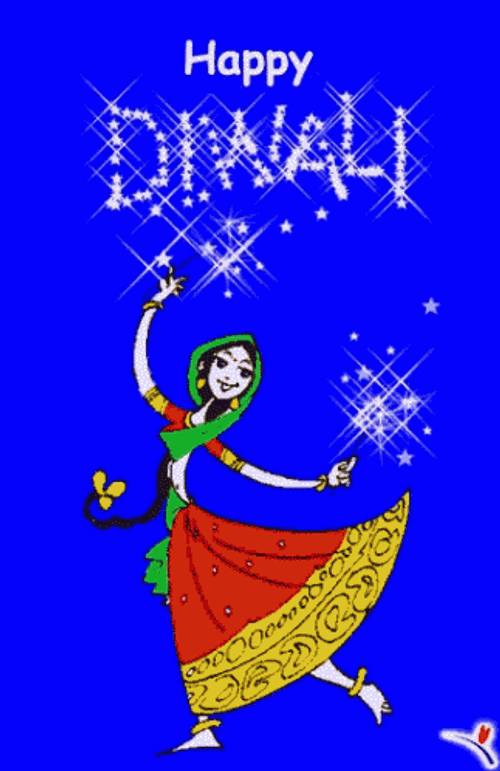 Happy Diwali Woman GIF