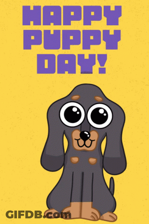 Happy Dog Pup Puppy Day GIF