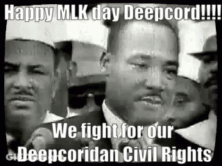 Happy Dr. Martin Luther King Jr. Day January 20 2025 Poster GIF