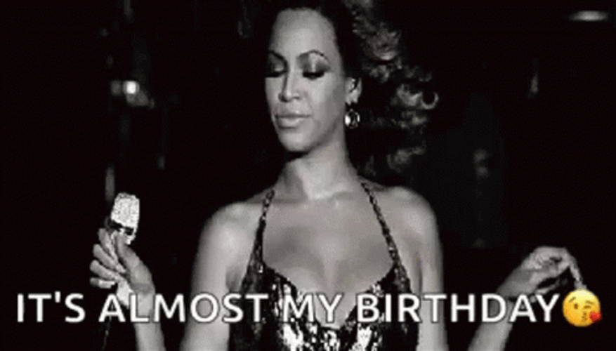Happy Early Birthday It's Almost Singer Beyoncé GIF