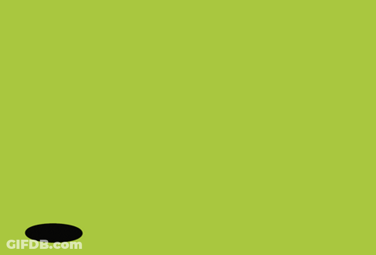Happy Easter Bunny Hole GIF