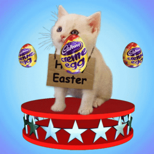 Happy Easter Cadbury Creme Eggs GIF