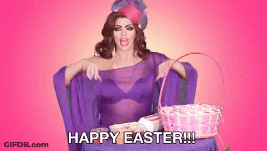 Happy Easter Drag Queen GIF