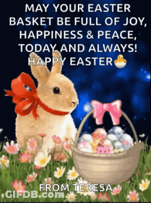 Happy Easter Easter Bunny Holy Saturday GIF