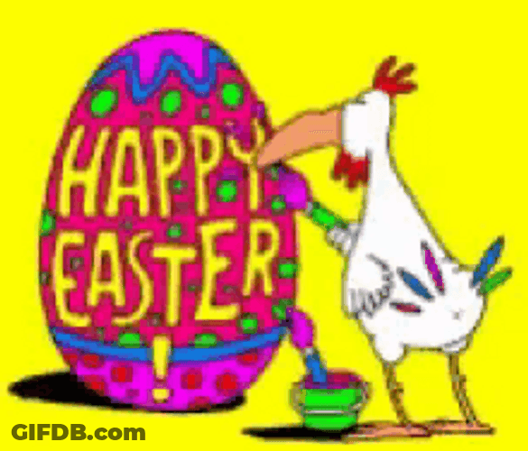 Happy Easter Egg Animation He Has Risen GIF