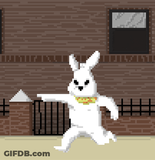 Happy Easter Funny Bunny Hates You GIF