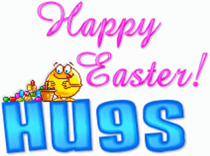 Happy Easter Hugs Celebration GIF