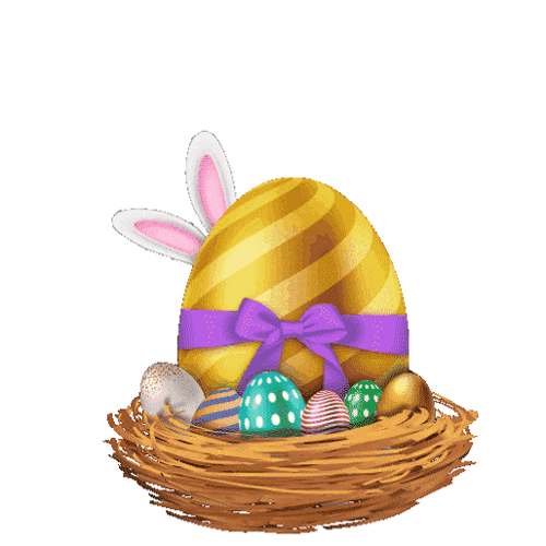 Happy Easter Sunday Bheem Sticker GIF