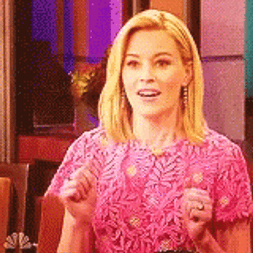 Happy Elizabeth Banks Scream GIF