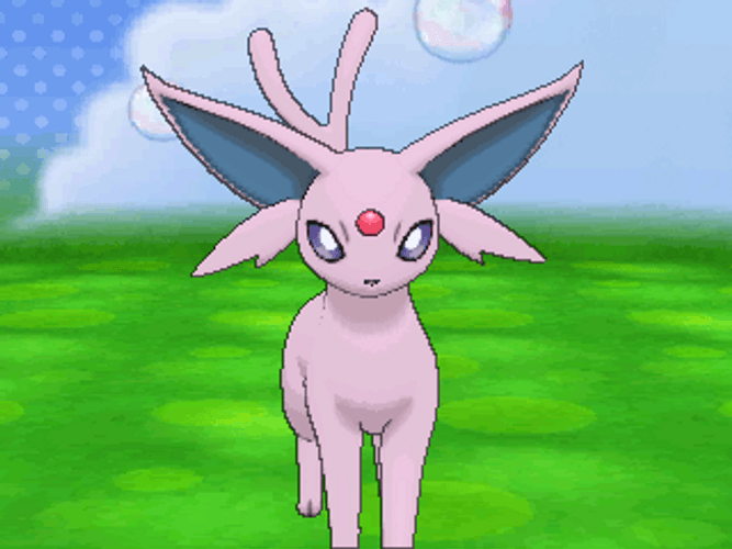 Happy Espeon Feeling The Moment GIF
