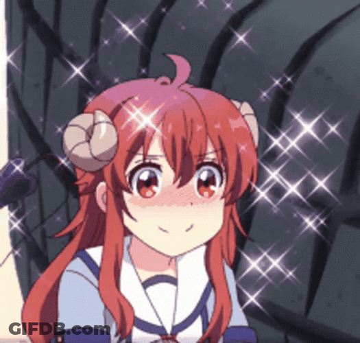 Happy Excited Anime Girl GIF